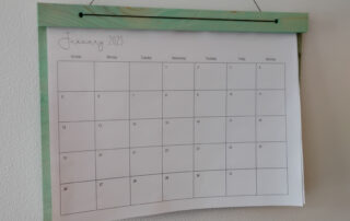 Wall Hanging Calendar